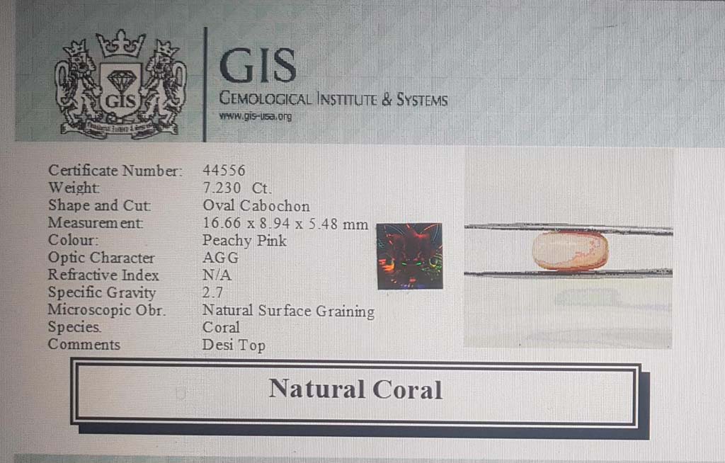 Coral 7.23 Ct.