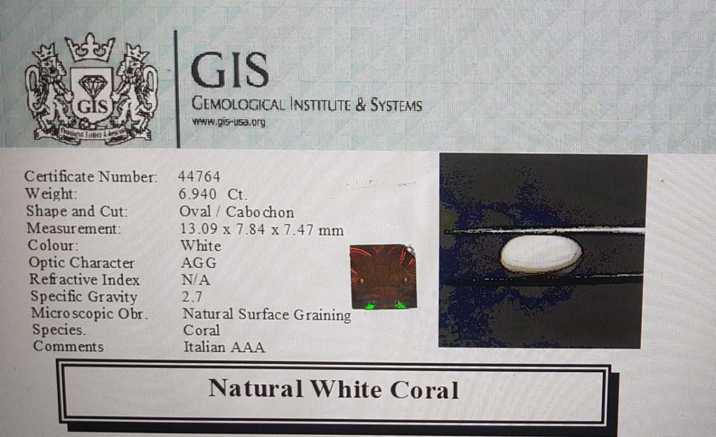 Coral 6.94 Ct.
