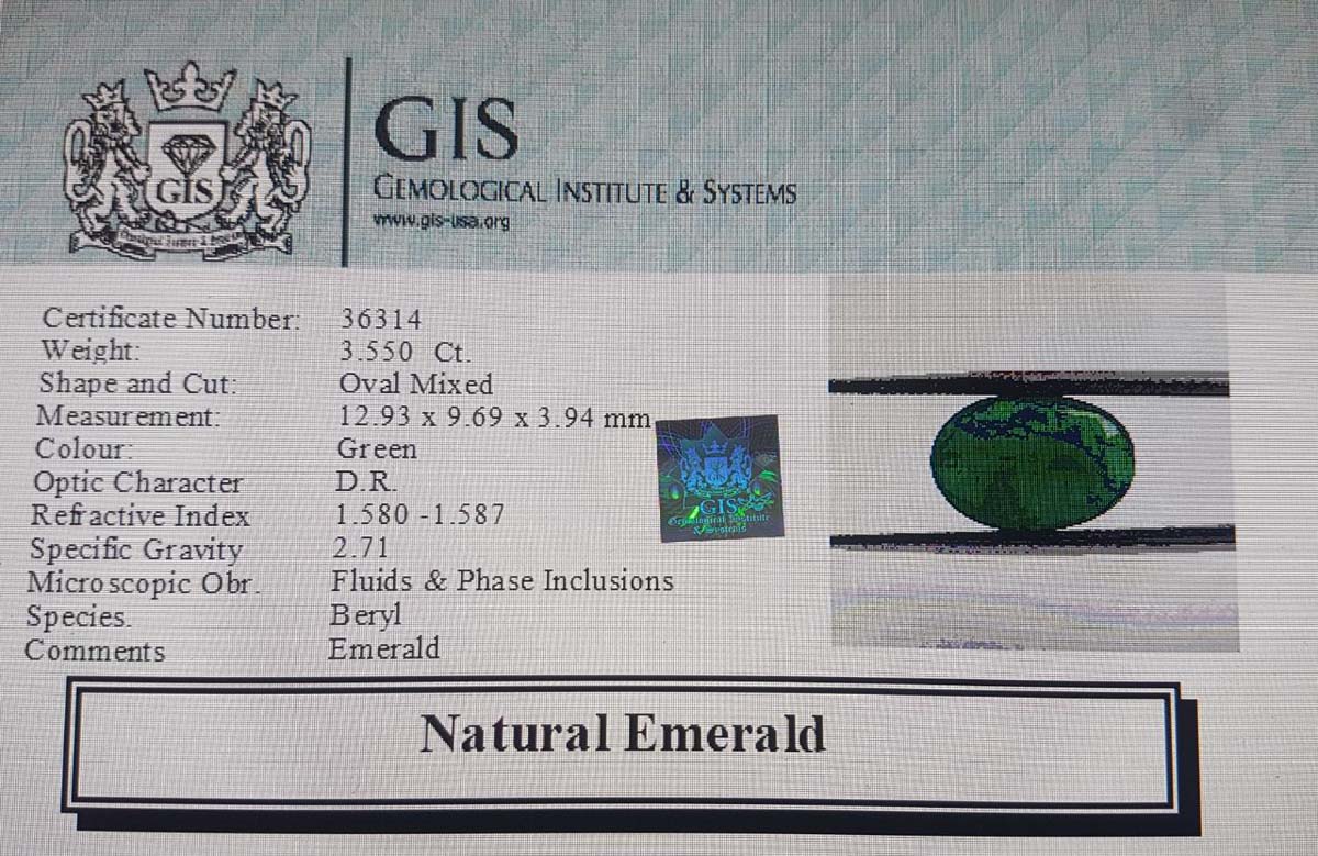 Emerald 3.55 Ct.