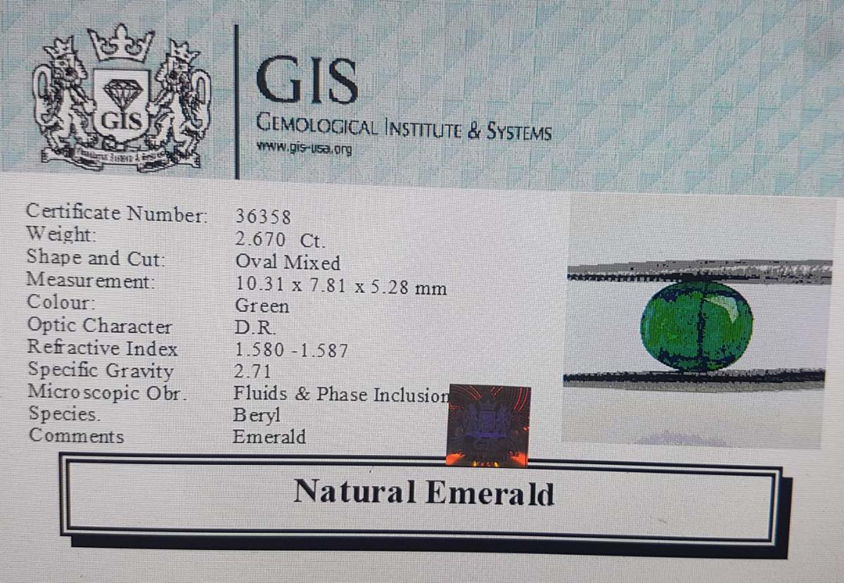 Emerald 2.67 Ct.