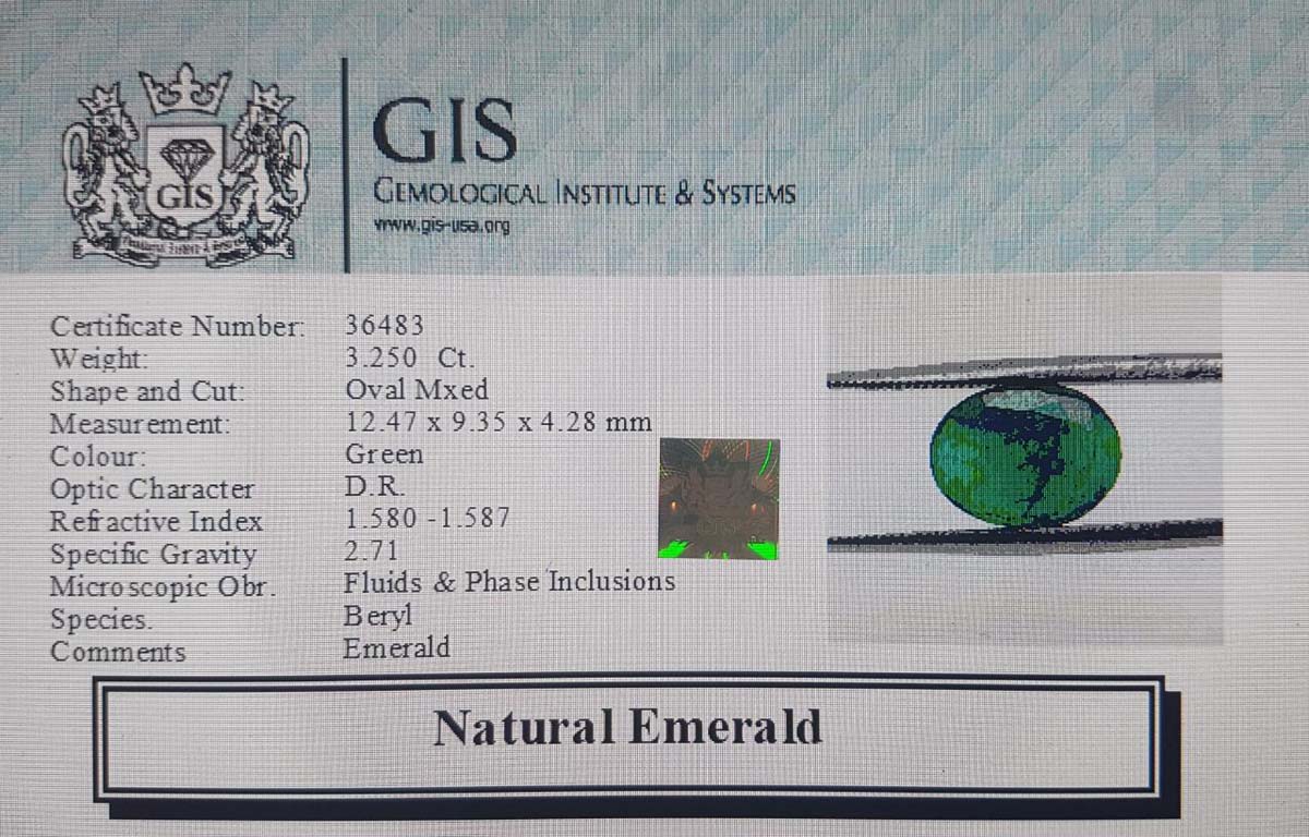 Emerald 3.25 Ct.