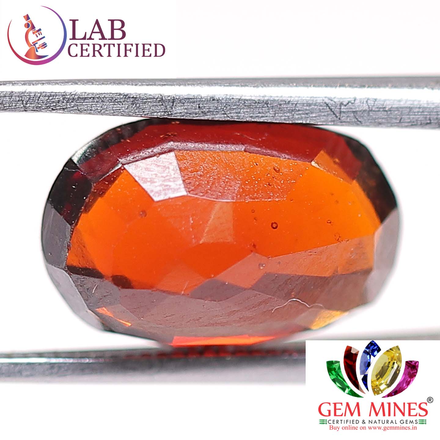 Hessonite (Gomed) 3.98 Ct.