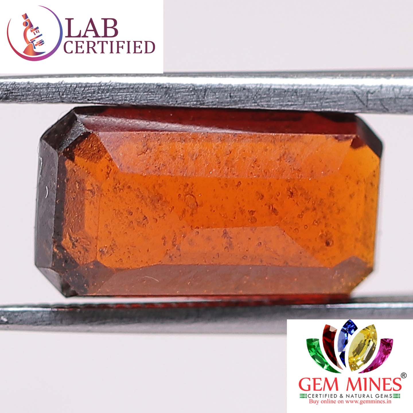 Hessonite (Gomed) 3.28 Ct.