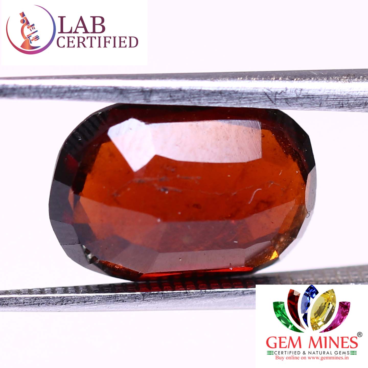 Hessonite (Gomed) 3.85 Ct.
