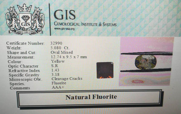 Fluorite 5.08 Ct.