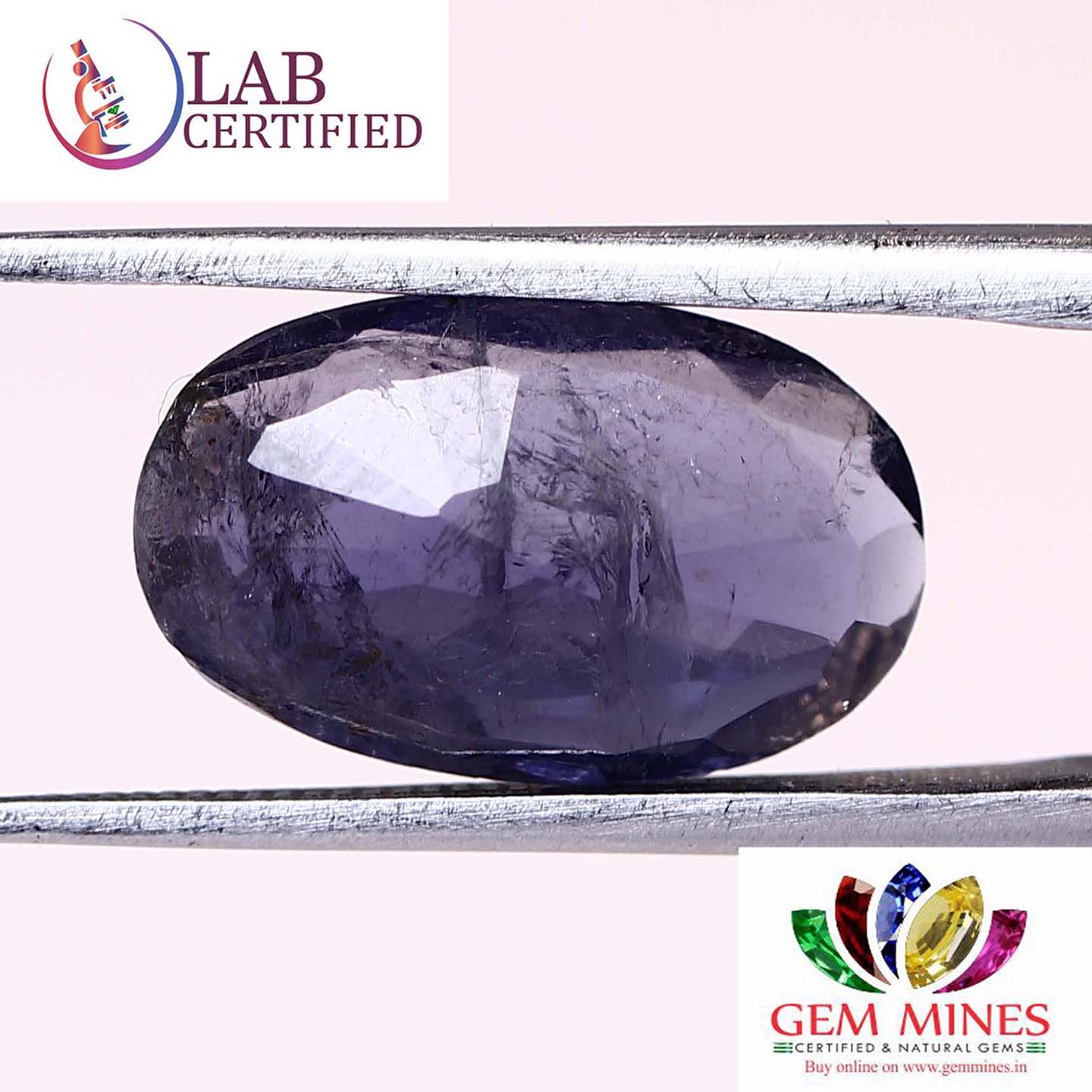 Iolite(Nilli) 2.96 Ct.
