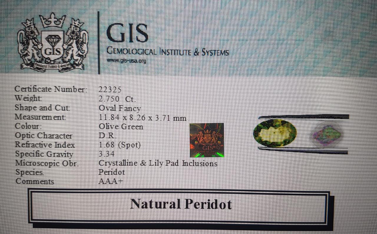 Peridot 2.75 Ct.
