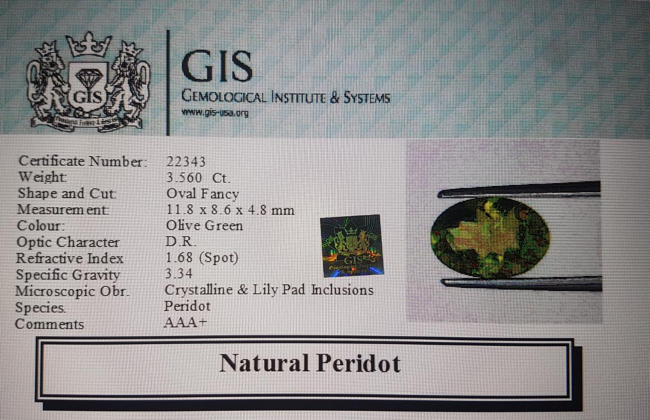 Peridot 3.56 Ct.