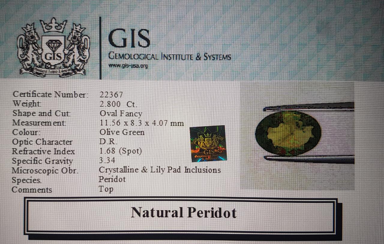 Peridot 2.8 Ct.