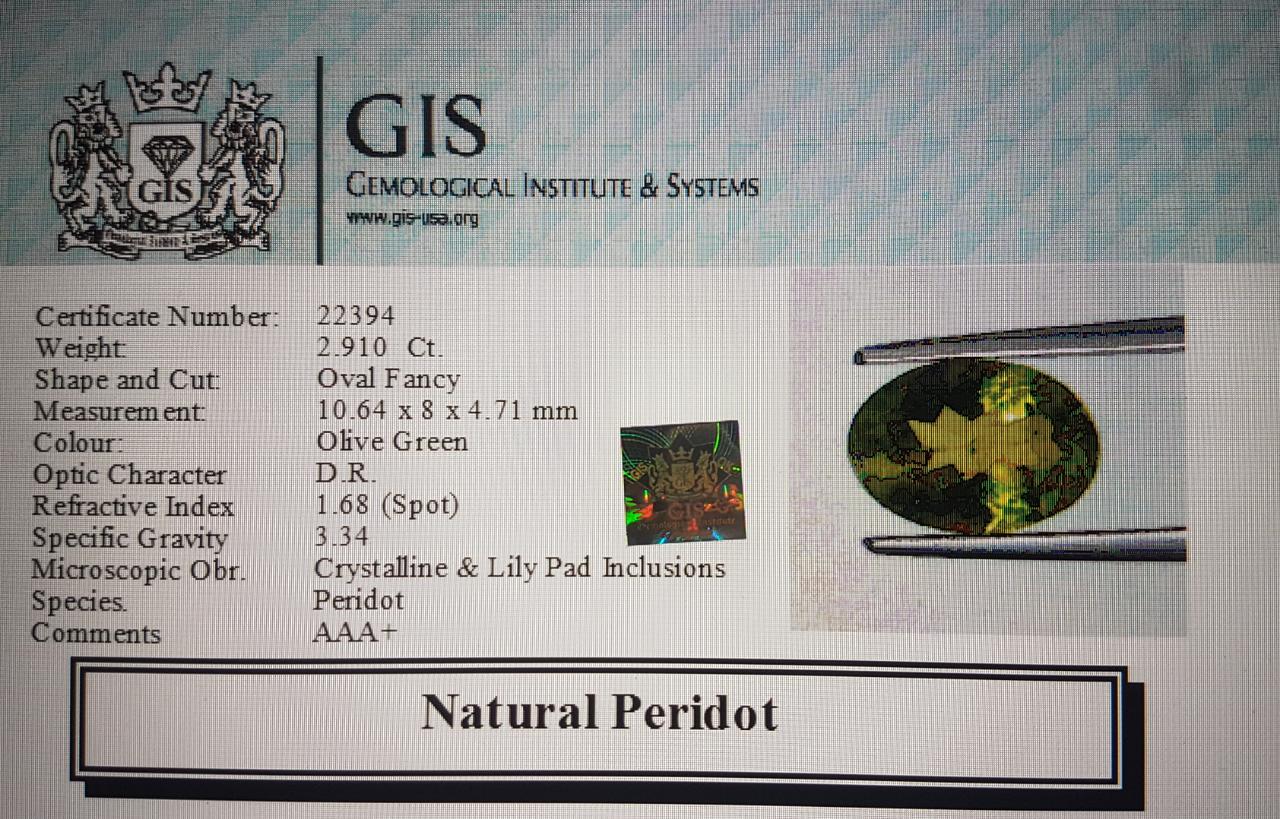 Peridot 2.91 Ct.