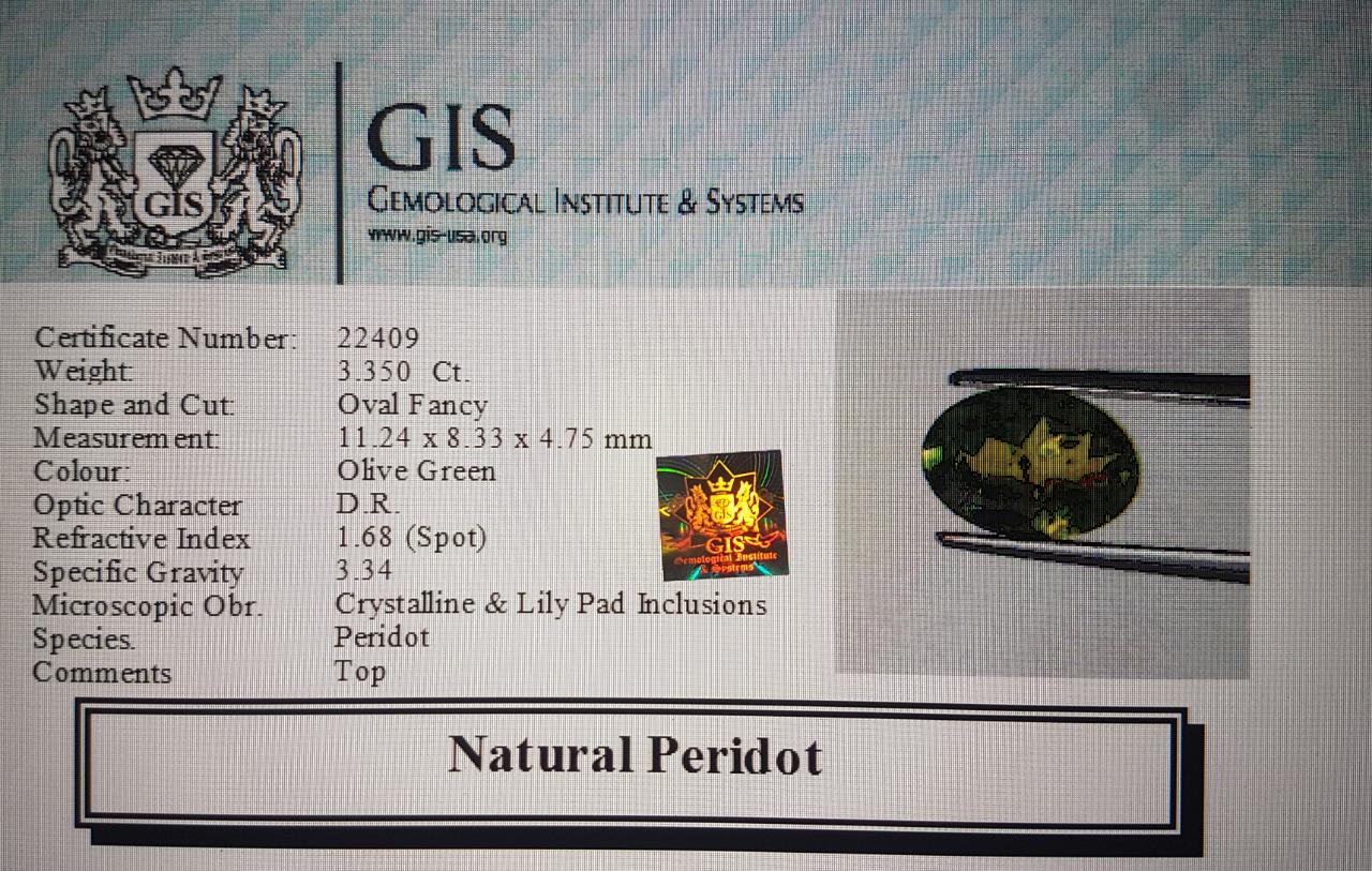 Peridot 3.35 Ct.