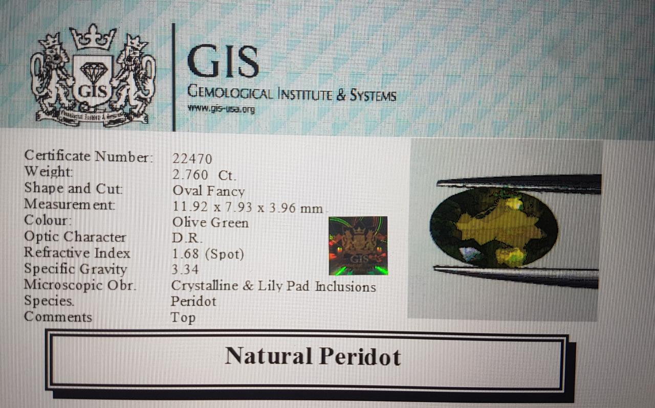 Peridot 2.76 Ct.