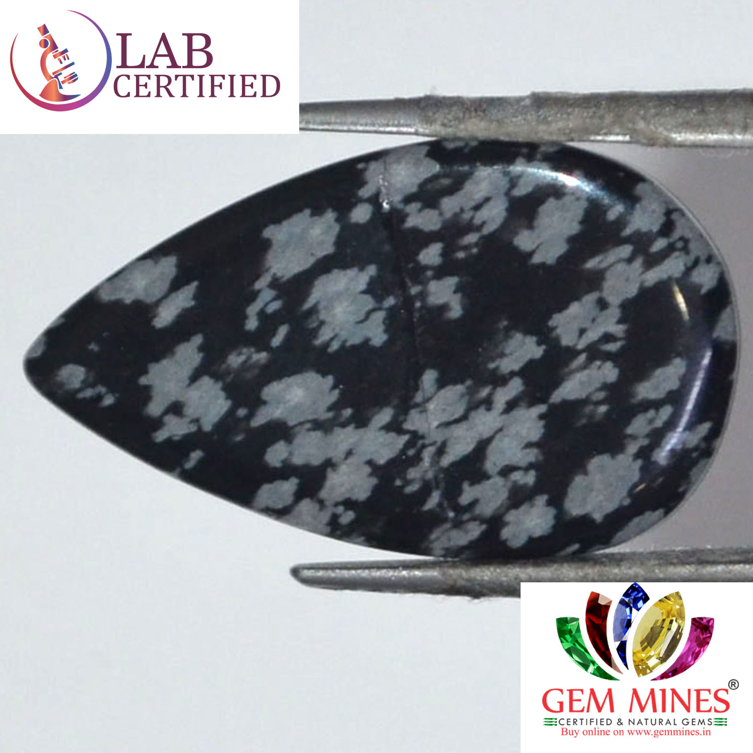 Blackflake Obsidian 10.51 Ct.