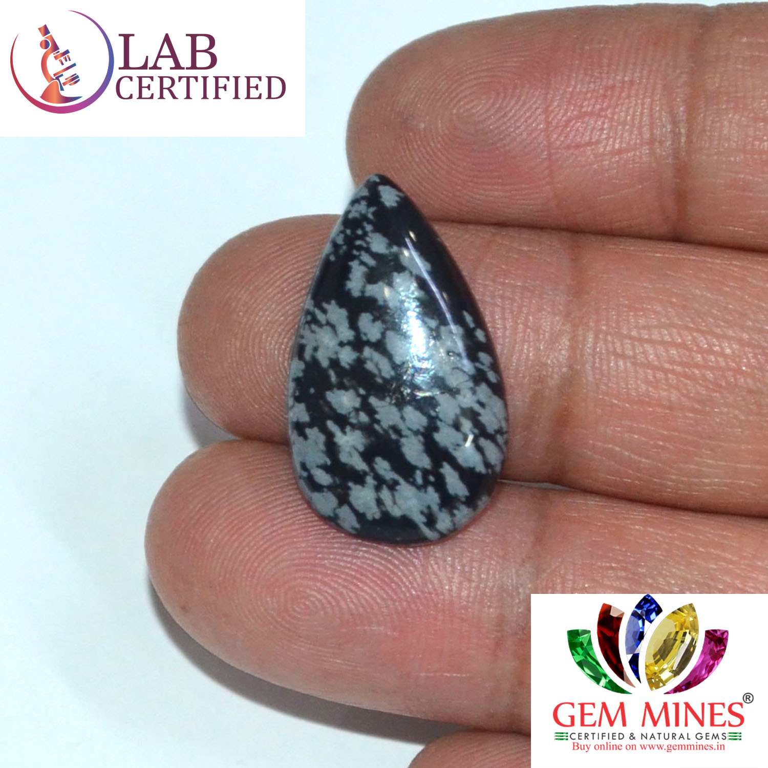 Blackflake Obsidian 10.51 Ct.