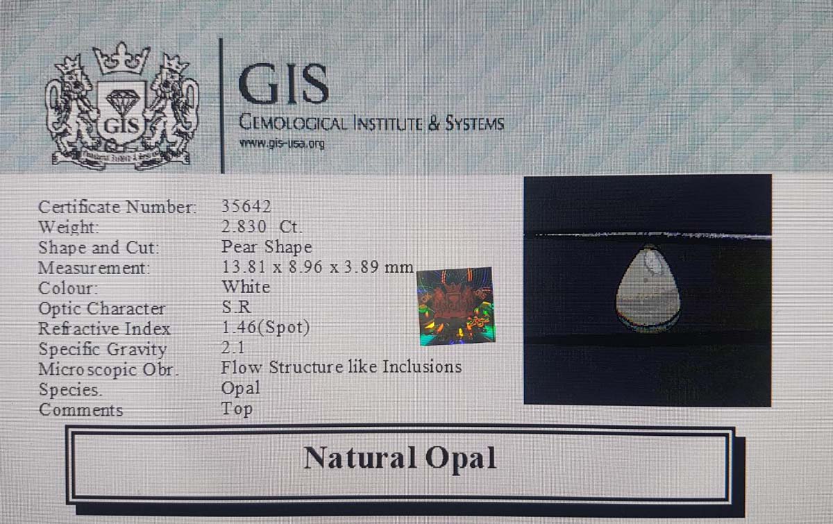 Fire Opal 2.83 Ct.