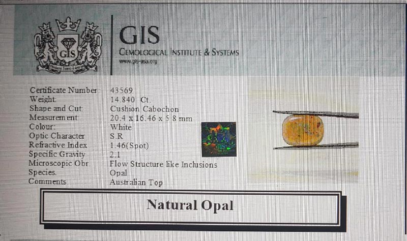 Opal 14.84 Ct.
