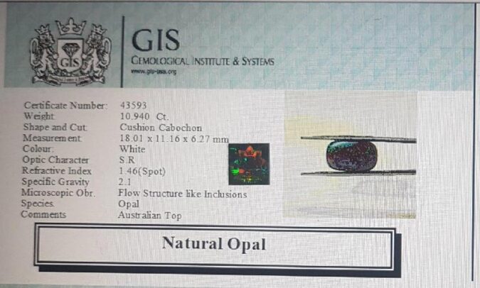 Opal 10.94 Ct. Opal 10.94 Ct.