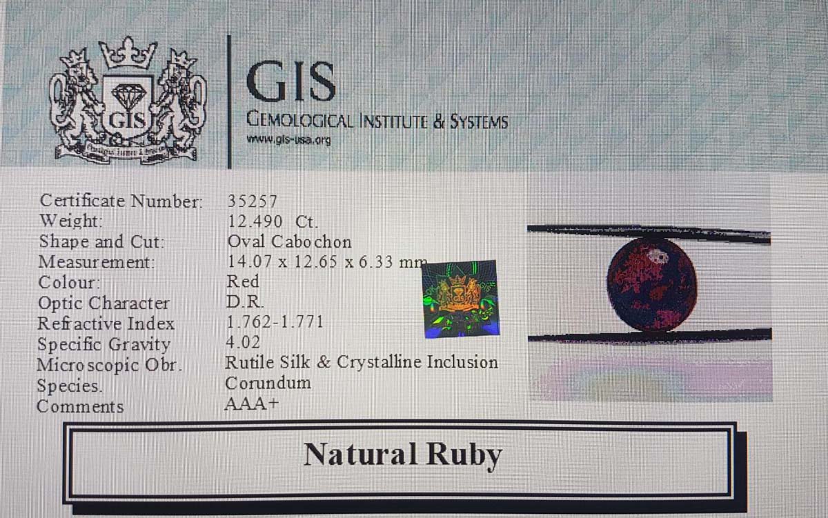 Ruby 12.49 Ct.