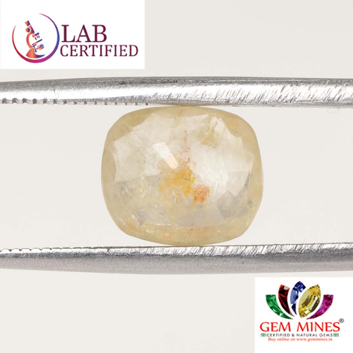 Yellow Sapphire 3.43 Ct.