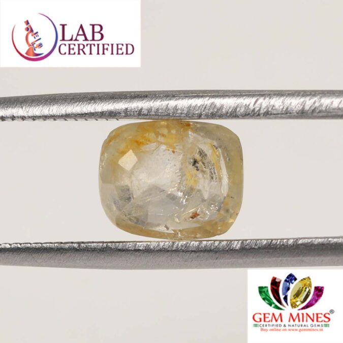 Yellow Sapphire 2.9 Ct.