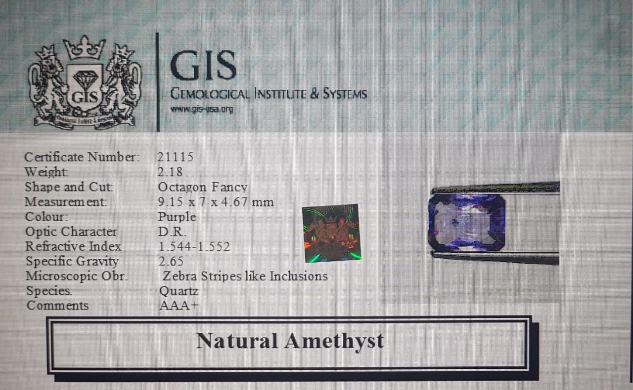 Amethyst 2.18 Ct.