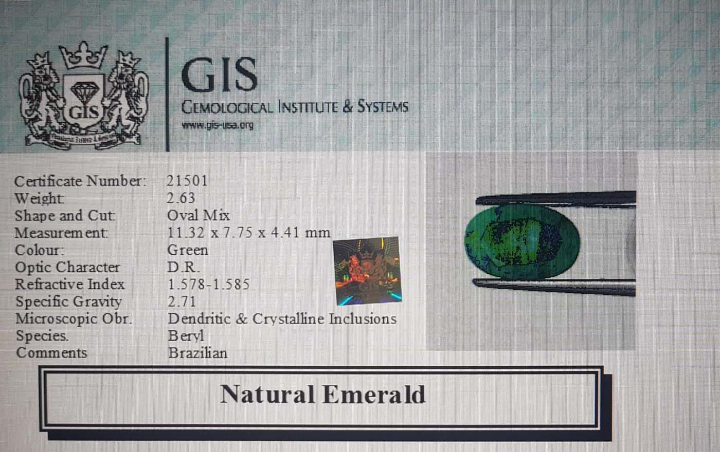 Emerald 2.63 Ct.