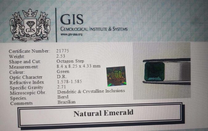 Emerald 2.53 Ct.