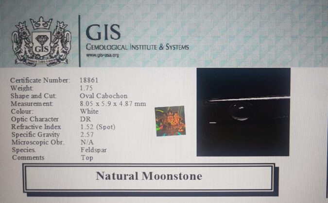 Moonstone 1.75 Ct. Moonstone 1.75 Ct.