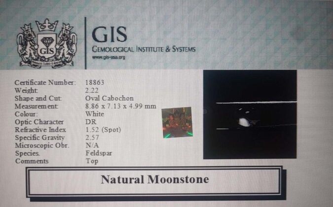 Moonstone 2.22 Ct.