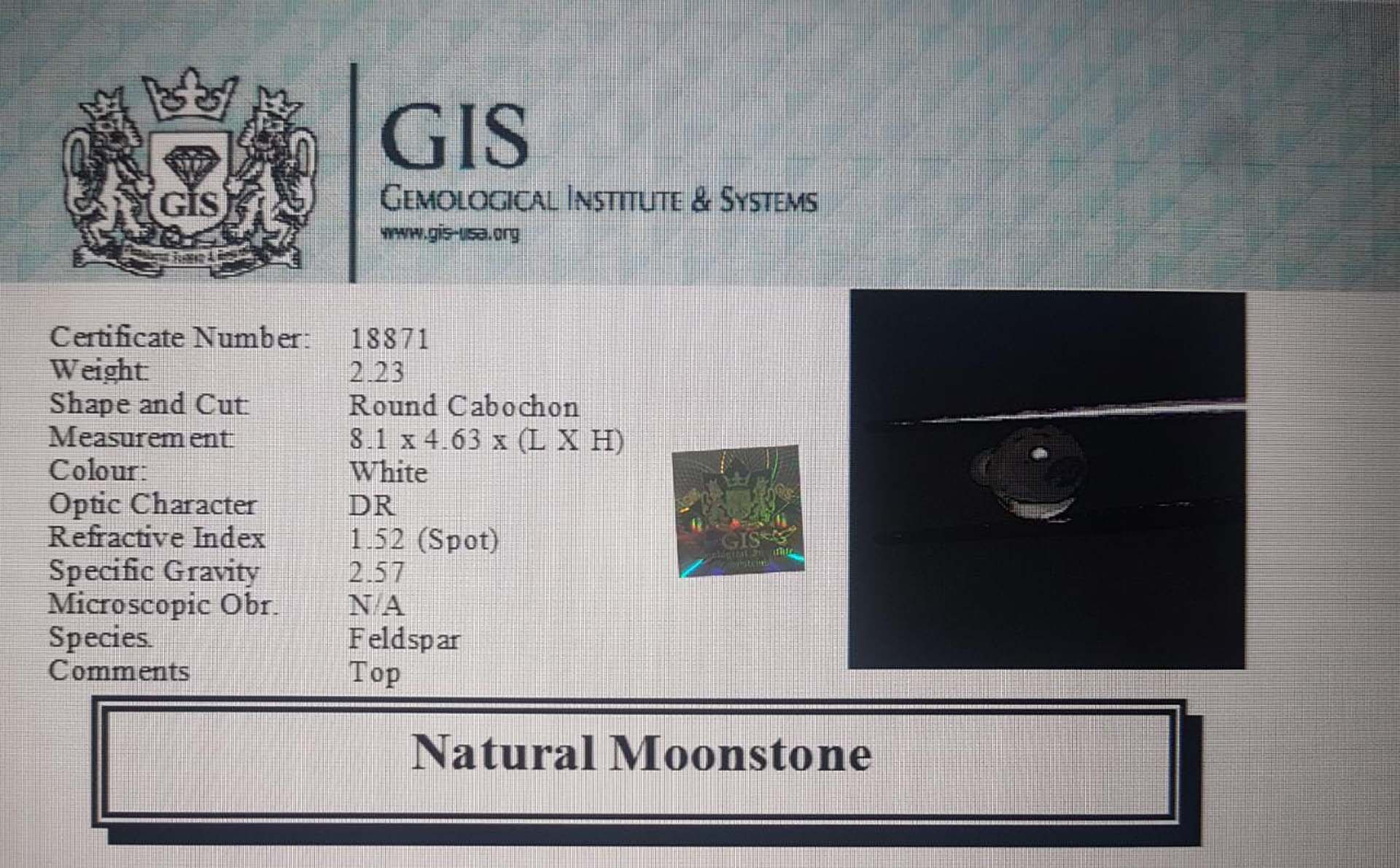 Moonstone 2.23 Ct.