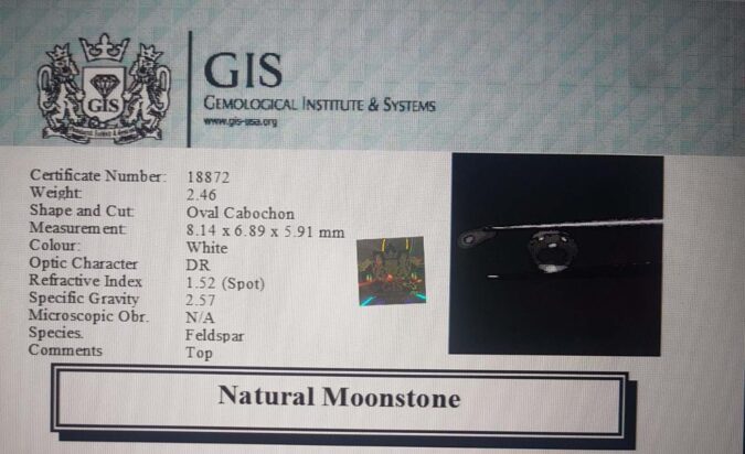 Moonstone 2.46 Ct.