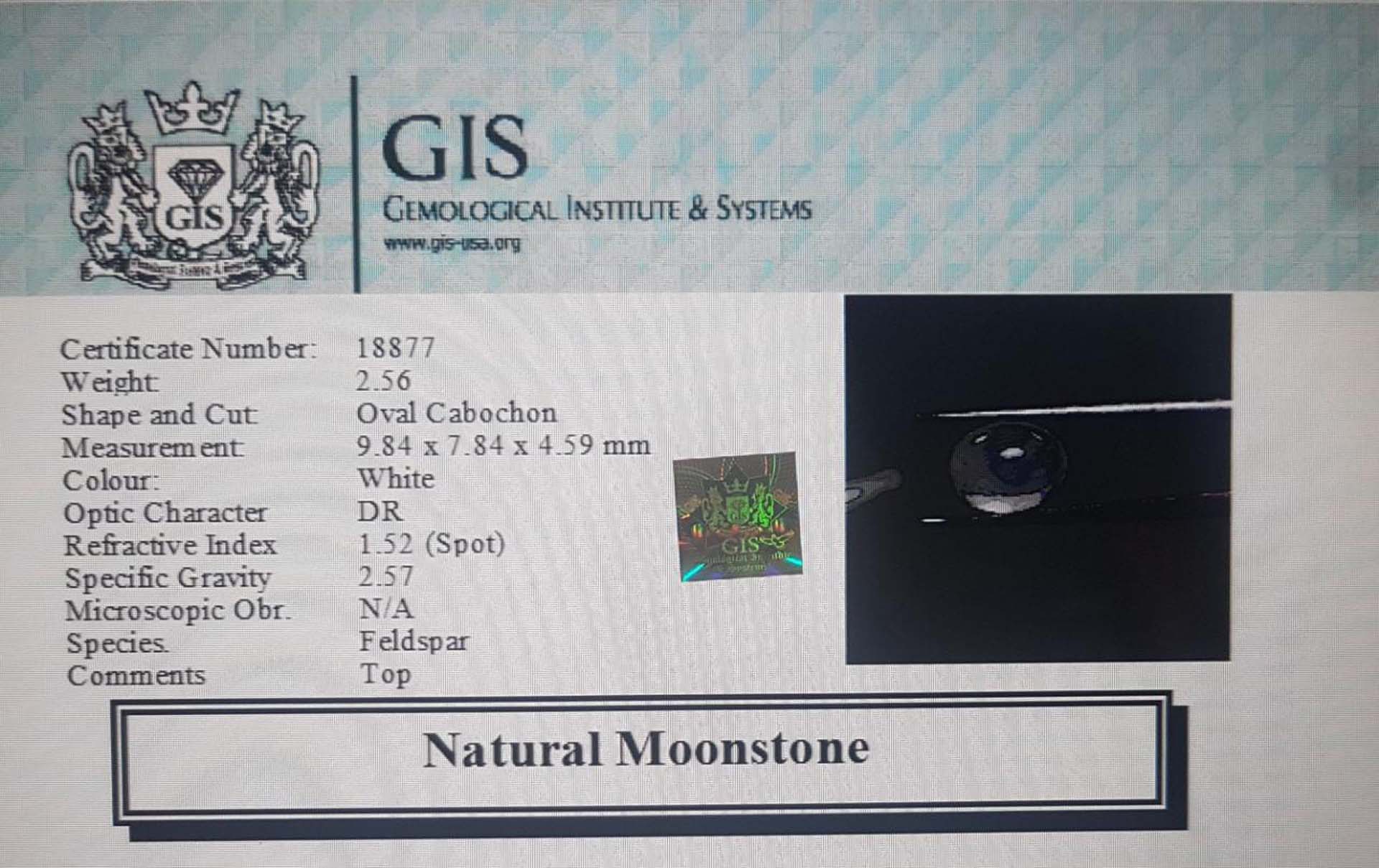 Moonstone 2.56 Ct.