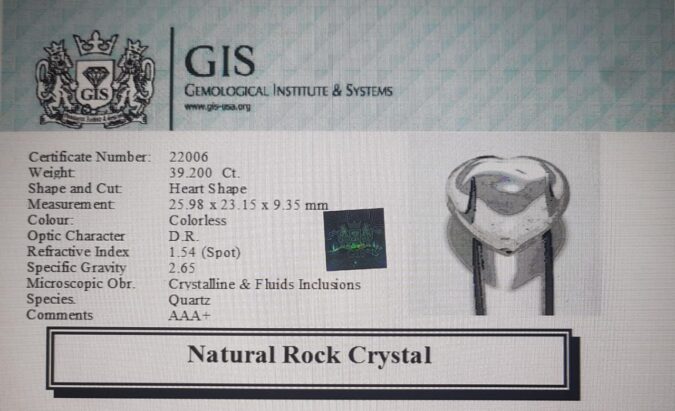 Rock Crystal 39.2 Ct.