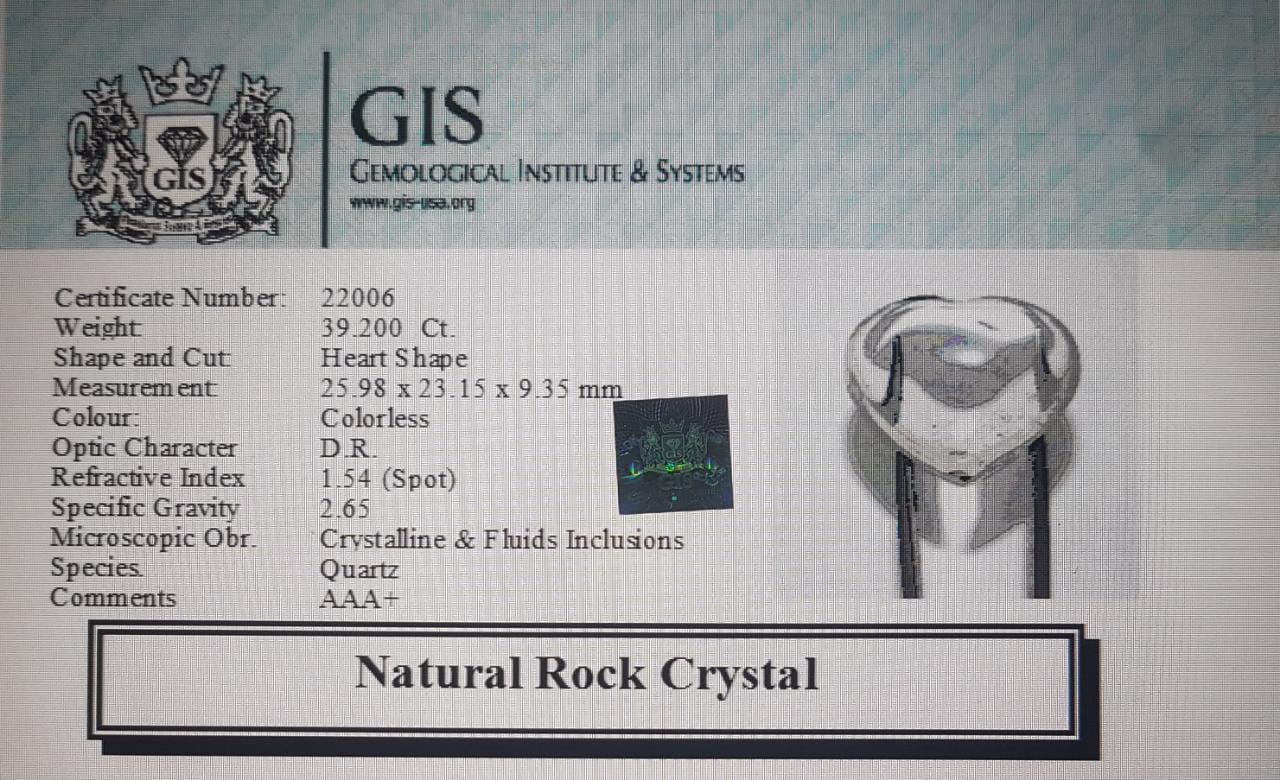 Rock Crystal 39.2 Ct.