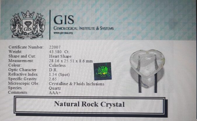 Rock Crystal 43.58 Ct.