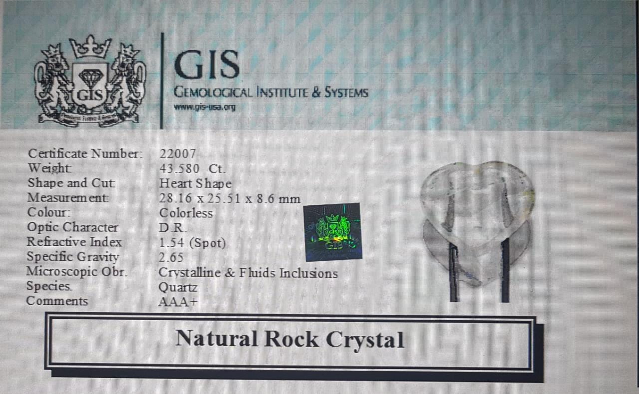 Rock Crystal 43.58 Ct.