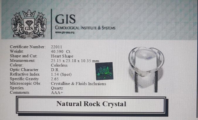 Rock Crystal 40.59 Ct.