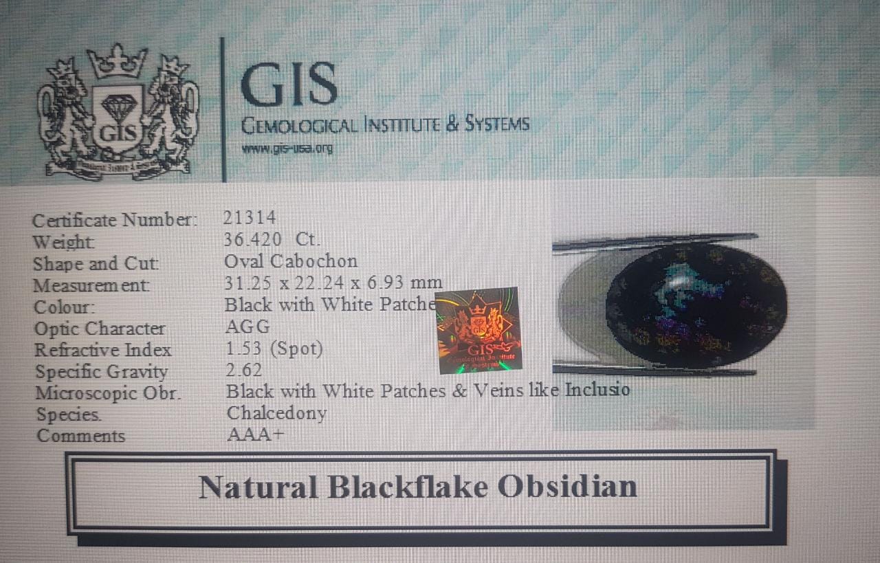 Obsidian 36.42 Ct.