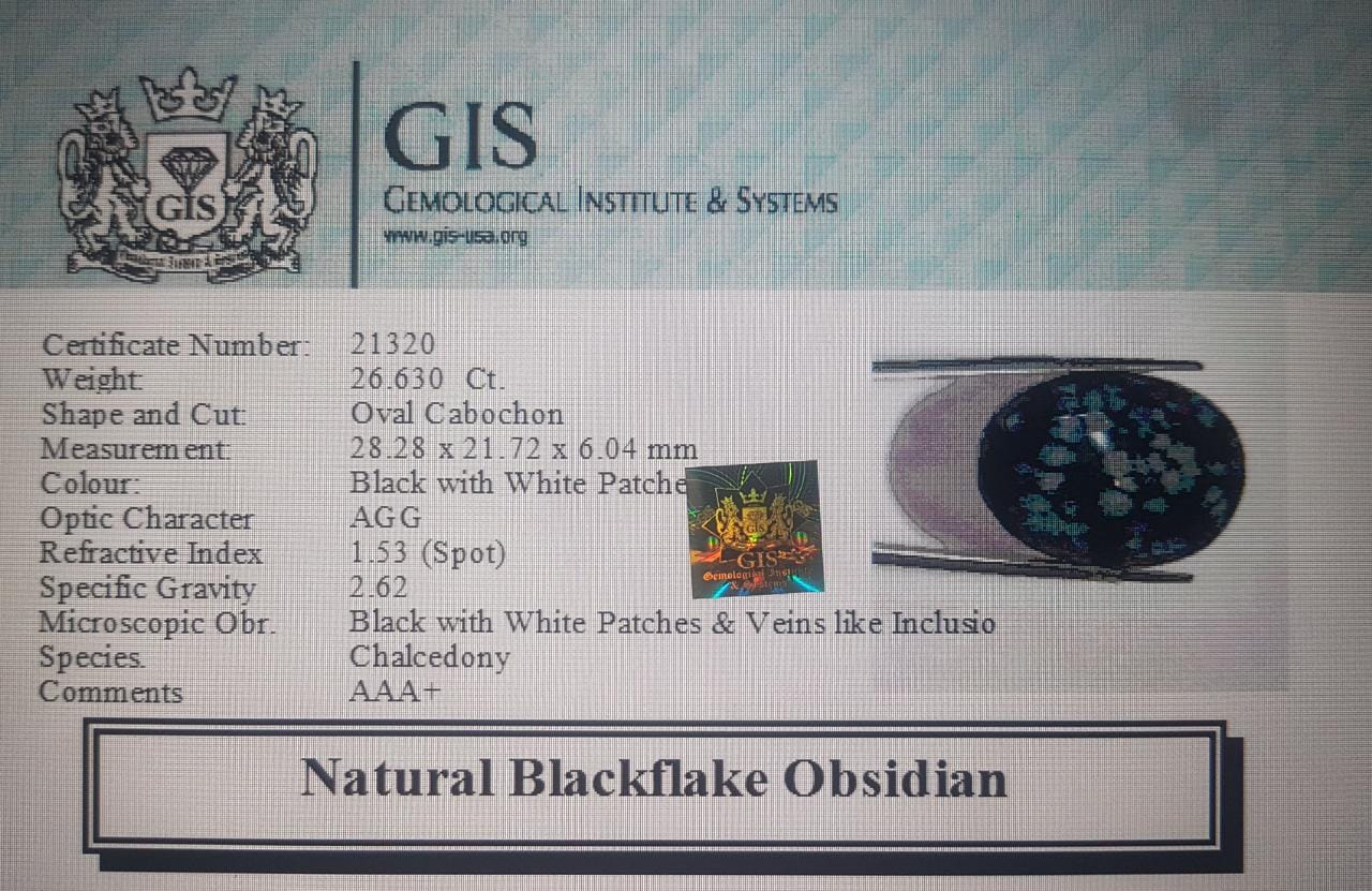 Obsidian 26.63 Ct. Obsidian 26.63 Ct.