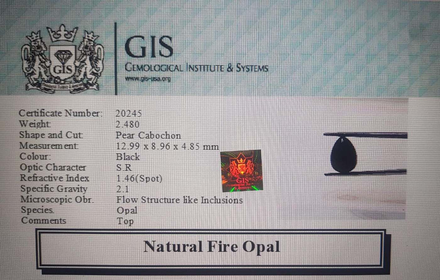 Fire Opal 2.48 Ct. Fire Opal 2.48 Ct.