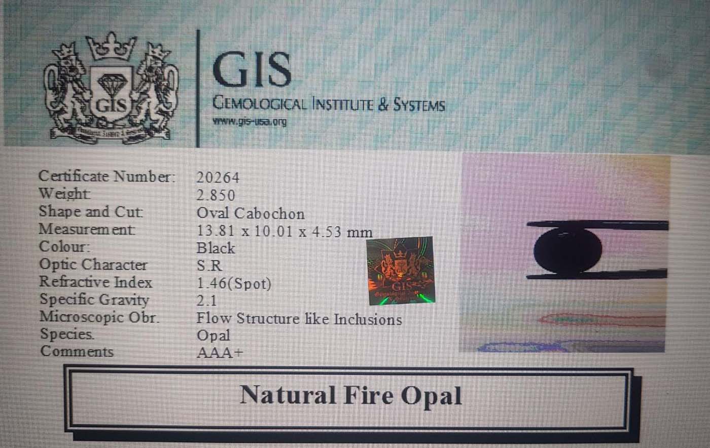 Fire Opal 2.85 Ct.