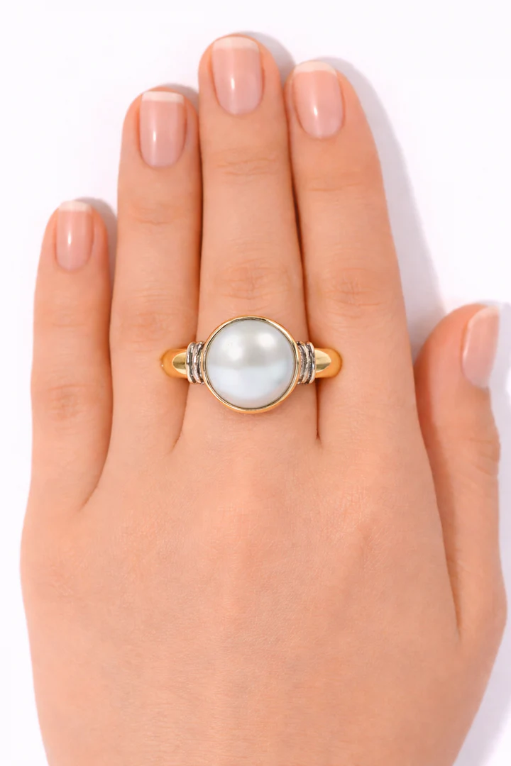 Pearl Ring Rs. 1990/- (Moti 5+ Ratti)