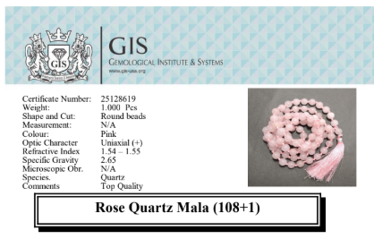 Rose Quartz Mala (Rosary)
