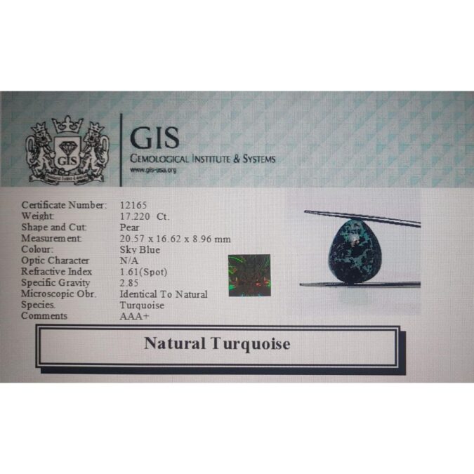 Turquoise (Irani) 17.22 Ct.