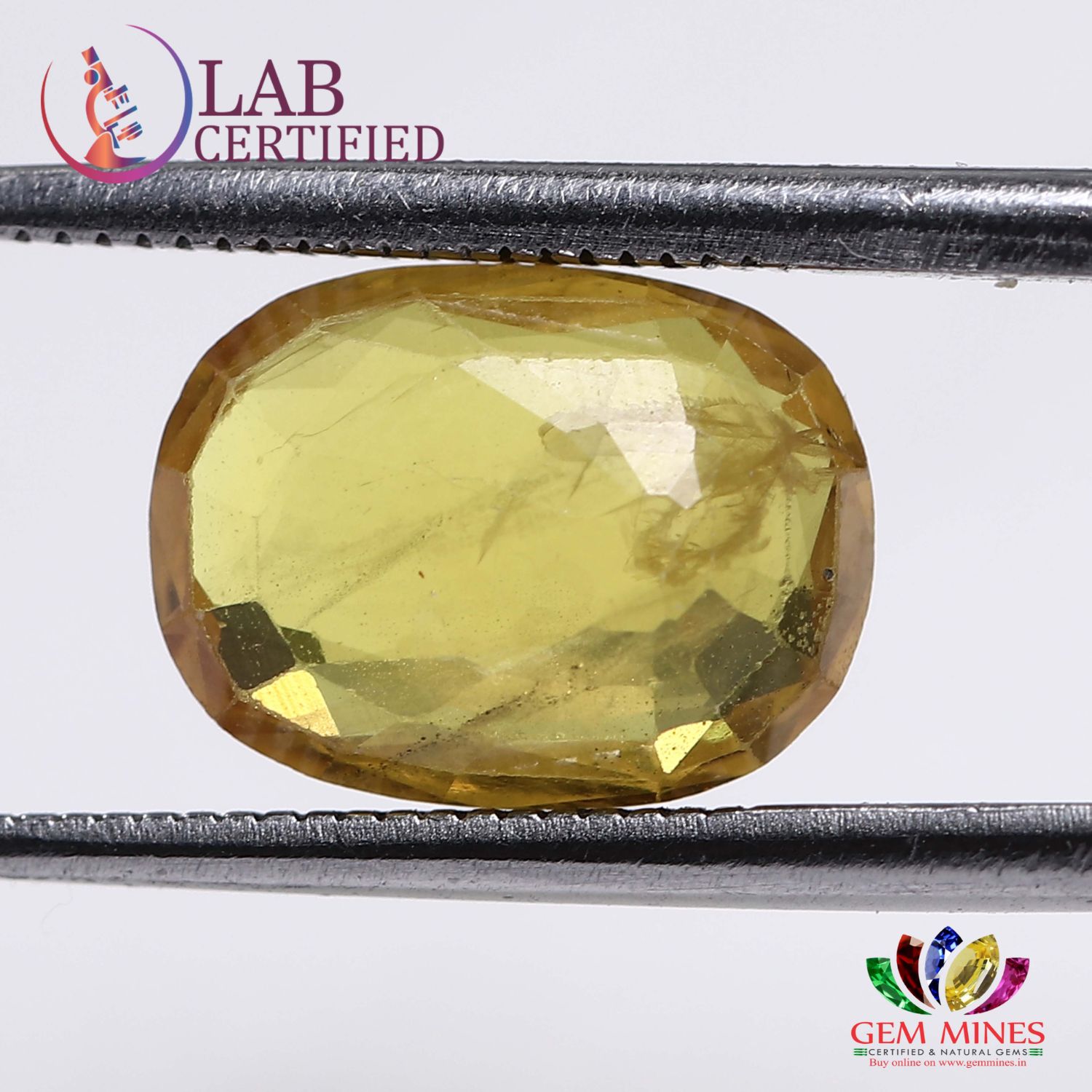 Yellow Sapphire 3.95 Ct.