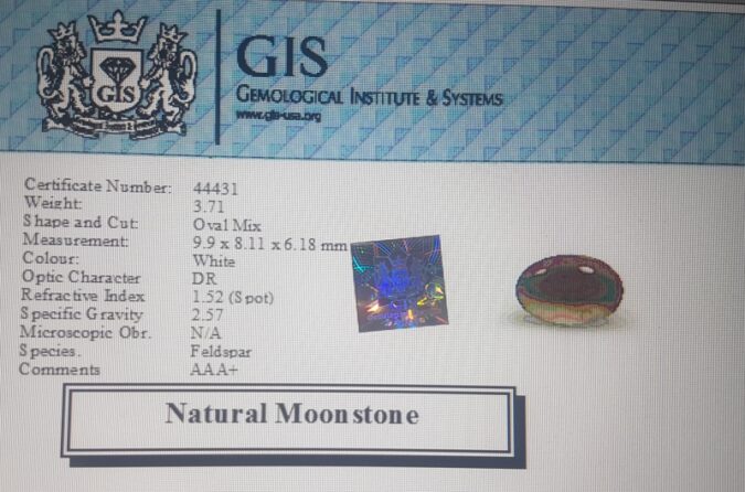 Moonstone 3.71 Ct.