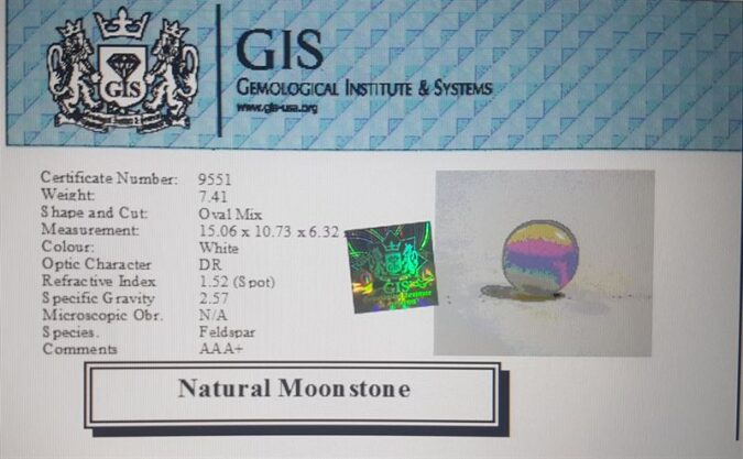 Moonstone 7.41 Ct.