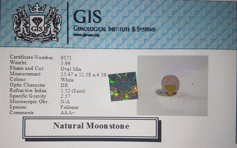 Moonstone 5.99 Ct. Moonstone 5.99 Ct.