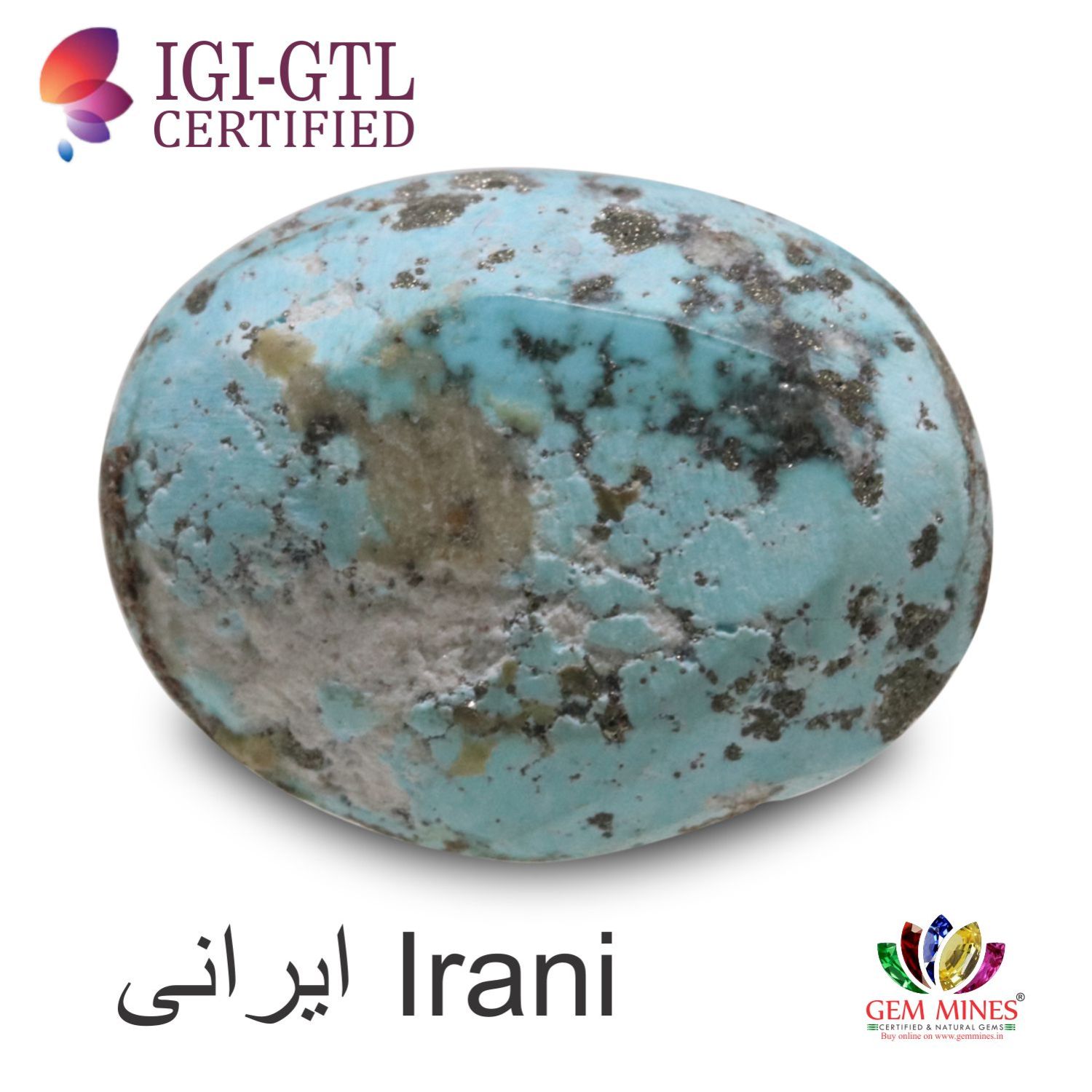 Turquoise (Irani) 11.69 Ct.