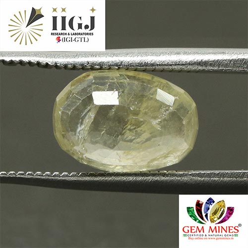 Yellow Sapphire 4.01 Ct.